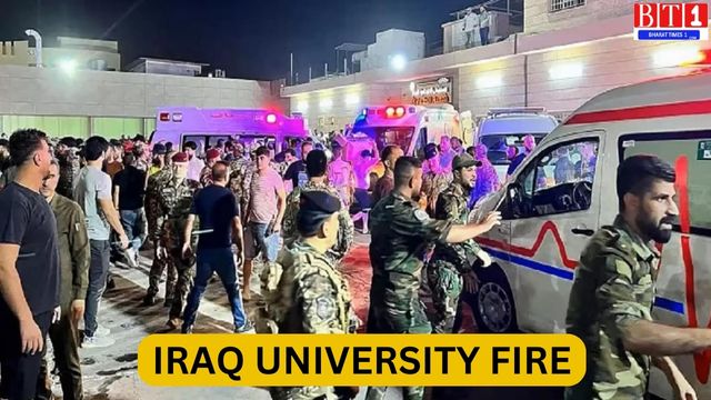 IRAQ UNIVERSITY FIRE